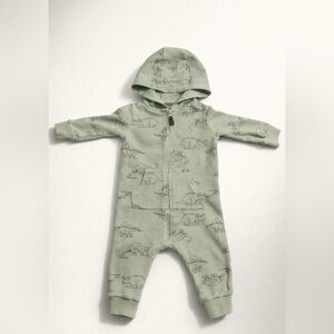 Carter's Sage Dinosaur Print Footie